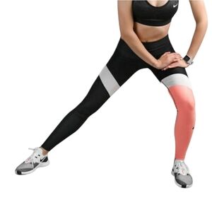 Nike Dri-fit black and pink tight fit training tights XS